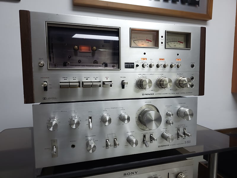 Pioneer SA-9500II Amplifier Recapped Operational with and Deck CTF-9191 Need Service.  			