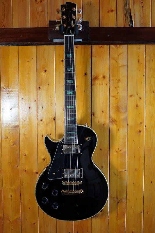 AIO SC77  *Left-Handed Electric Guitar - Solid Black (no case) image 1