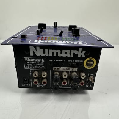 【音出確認済】Numark DM905 Blue Dog DJミキサー 音出確認済】Numark DM905 Blue Dog DJミキサー 音出確認済
