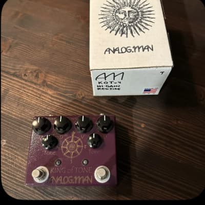 Reverb.com listing, price, conditions, and images for analog-man-king-of-tone