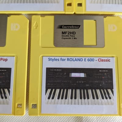 Roland E600 Keyboard Floppy Disk Styles Collection image 9