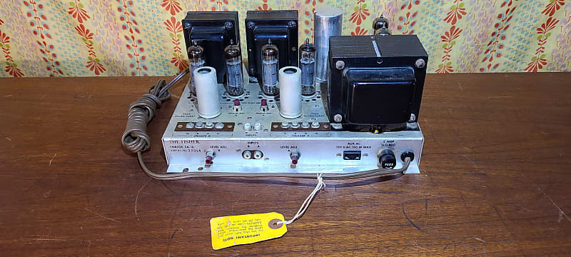 Fully Restored Fisher SA-16 15WPC All Tube Stereo Power Amplifier image 1