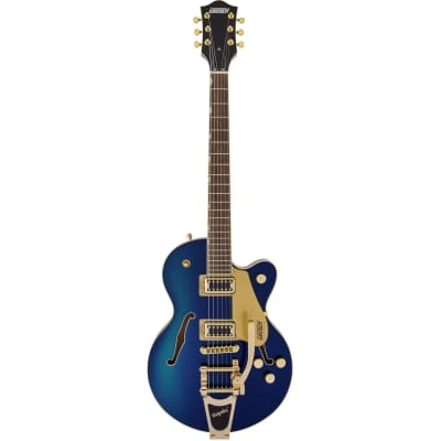 Gretsch G-5655TG Electromatic Center Block Jr Single-Cut Electric Guitar, Azure Metallic image 2