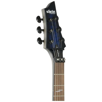 Schecter Omen Elite-6FR Electric Guitar, See-Thru Blue Burst image 7