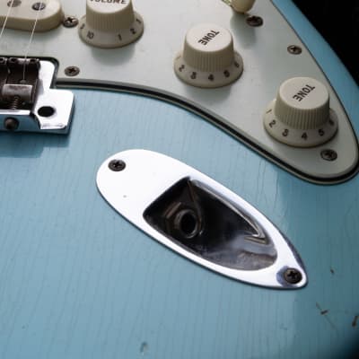Fender Custom Shop Limited Edition 1961 Relic Stratocaster "Wildwood 10" 2015 Daphne Blue image 22