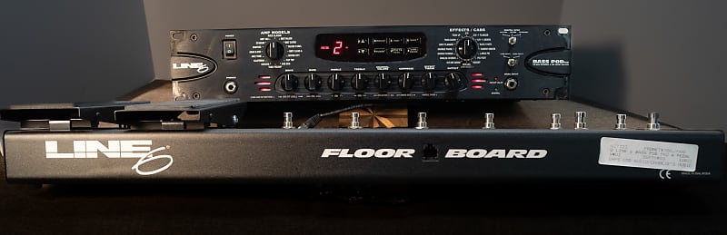 Line 6 Bass POD Pro Rackmount Multi-Effect and Amp Modeler includes Line 6  Floor Board