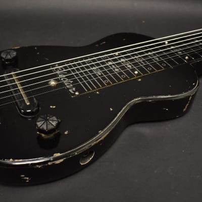 1939 Epiphone "Electar" Century Black Finish Lap Steel Electric Guitar w/Bag image 9