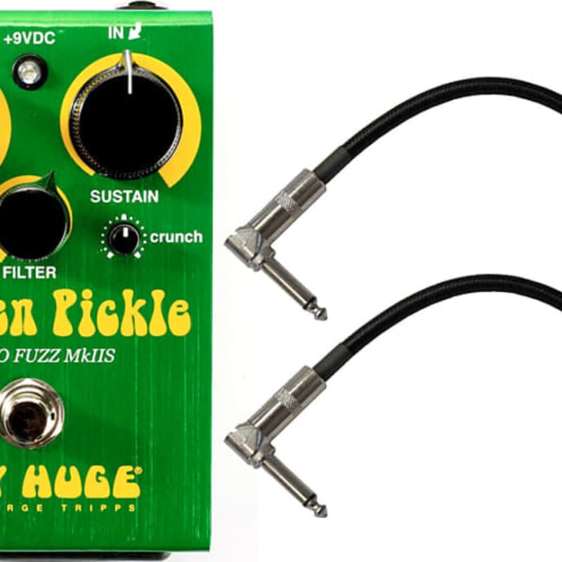 Way Huge Swollen Pickle MkIIS Jumbo Fuzz Pedal (small) Bundle with