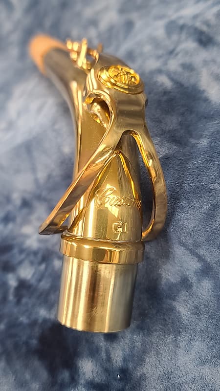 Yamaha G1 Alto Saxophone Neck Gold Lacquer image 1