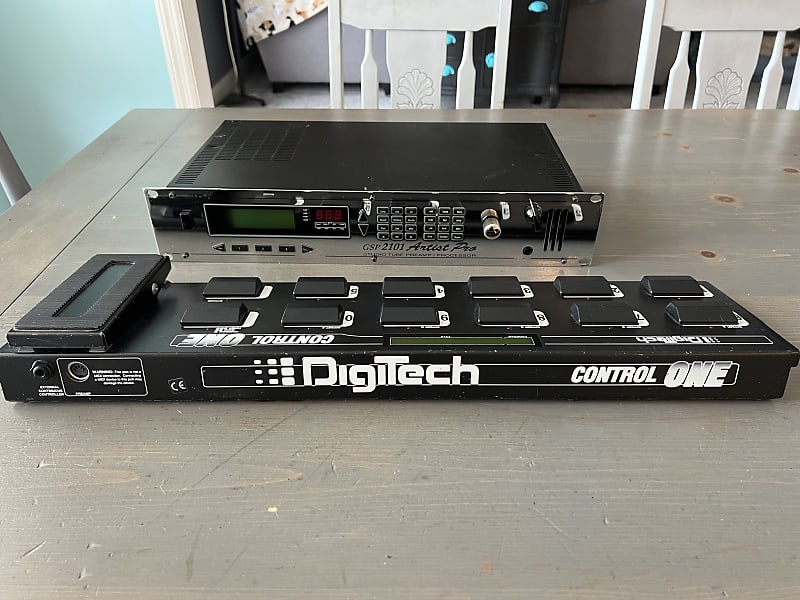 DigiTech GSP 2101 Artist Pro, Chrome with Control One | Reverb DigiTech GSP 2101 Artist Pro, Chrome with Control One | Reverb