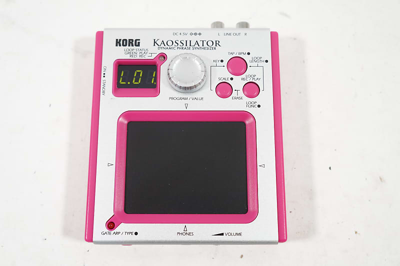 KORG KAOSSILATOR KO-1 ピンク KORG KO-1 PINK KAOSSILATOR Dynamic Phrase Synthesizer KO1