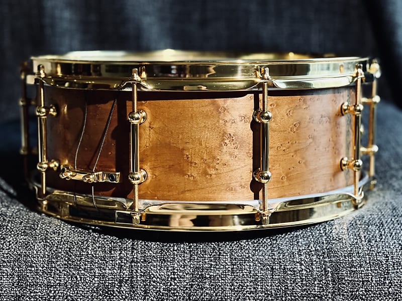 High Dense Craviotto Timeless Timber Birdseye Maple snare drum 14