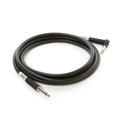 MXR DCIS10R Standard Instrument Cable 1/4" TS Straight to Right-Angle 10 ft image 6