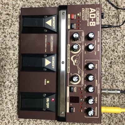 Boss AD-8 Acoustic Guitar Processor Pedal | Reverb