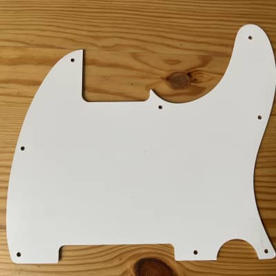 Unbranded Left Handed Esquire Pickguard Relic/Distressed White image 4