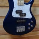 New Ibanez Mezzo SRMD200 32" Scale Electric Bass Guitar Sapphire Blue Metallic