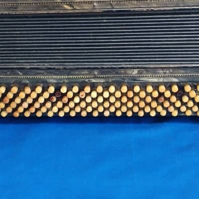 Vintage Hohner Unknown Model Intermediate 120/41 Piano Accordion For Repair image 3