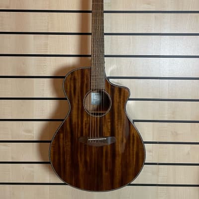 Breedlove Discovery S Concert CE HB Herringbone Natural Gloss Acoustic Guitar for sale