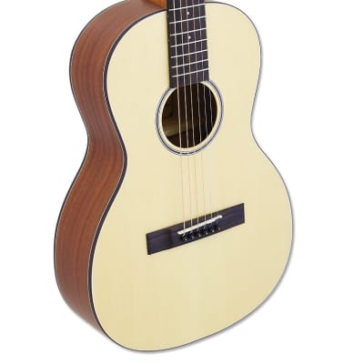 Aria ARIA-131-MTN Vintage 100 Series Parlor Spruce Top Mahogany Neck 6-String Acoustic Guitar for sale