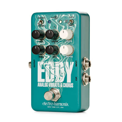 New Electro-Harmonix EHX Eddy Analog Vibrato & Chorus Guitar Effects Pedal image 3