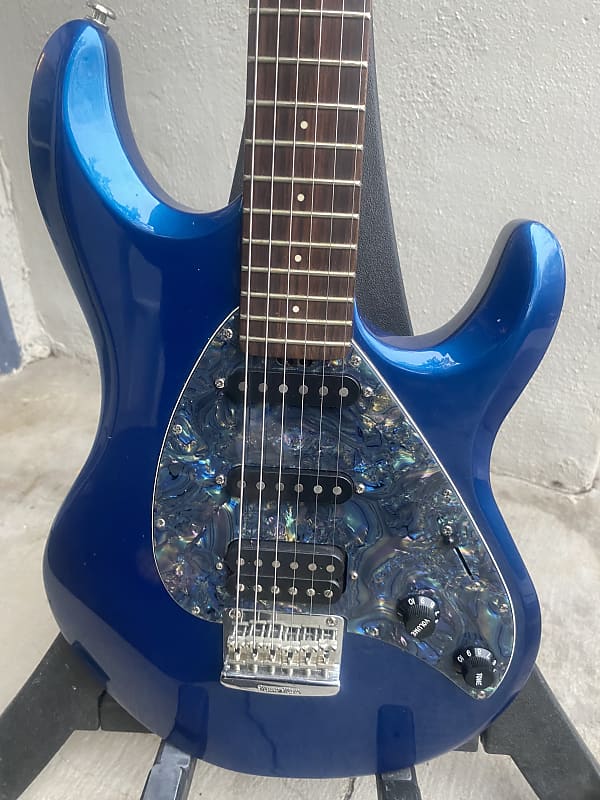 2005 Ernie Ball Music Man Silhouette Special Metallic Blue with OHSC image 1