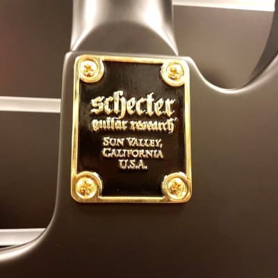 Schecter Avenged Sevenfold Johnny Christ Signature Bass,  Black Matte image 11