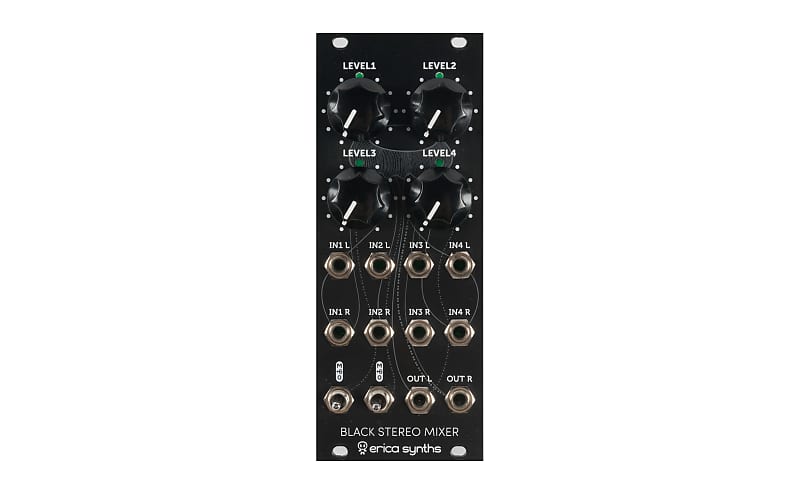 Erica Synths Black Stereo Mixer V3