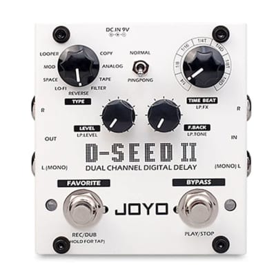Joyo D-SEED II Multi-Delay and Looper New Release for sale
