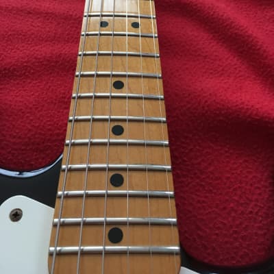 Fender  "Dan Smith" Stratocaster are 1983 3-Color Sunburst w/ Maple Fretboard image 4