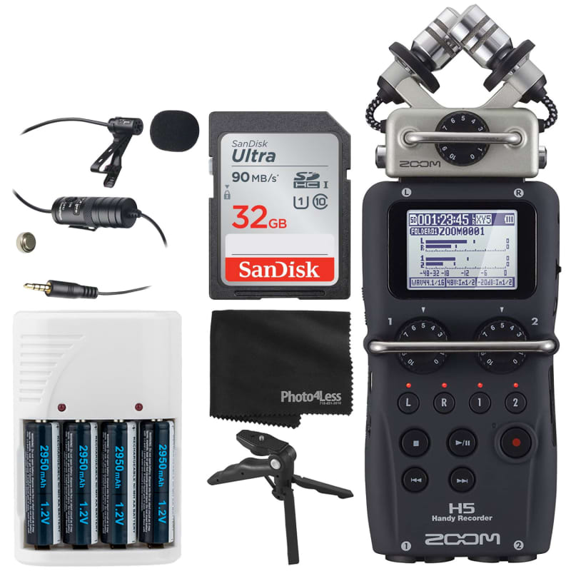 Zoom H4n Pro 4-input / 4-track Digital Recorder + Microphone Accessory Kit,  1 - Kroger