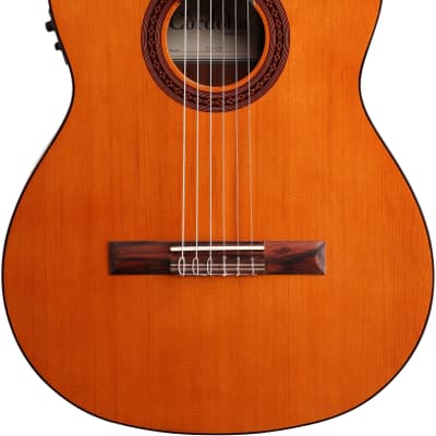Cordoba C5-CE Classical Acoustic-Electric Guitar Natural, Solid Cedar Top image 2