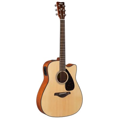 Yamaha FGX800C Acoustic-Electric Guitar image 2