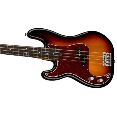 Fender American Professional II Precision Bass Left-Handed Bass Guitar (3-Color Sunburst, Rosewood Fretboard) image 7