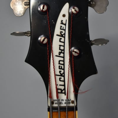 1982 Rickenbacker 4003 Jetglo Finish Electric Bass Guitar w/OHSC image 15