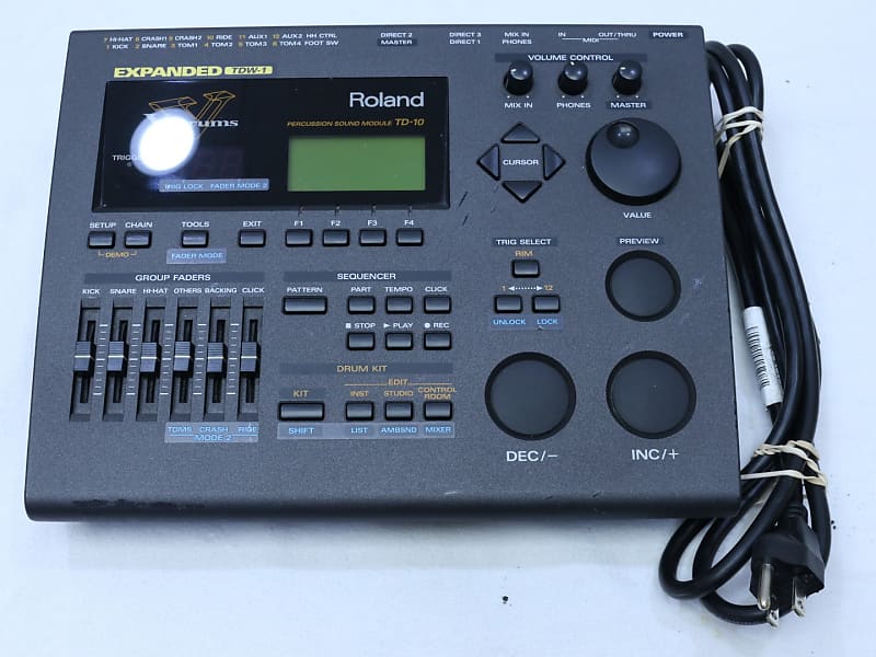 Roland TD-10 Drum Module Brain TD10 TDW1 Expansion | Reverb