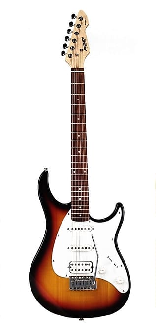Peavey Raptor Plus HSS Electric Guitar with Rosewood Fretboard, Tremolo Sunburst image 1