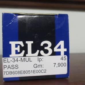 Mullard The Master Valve EL34 Power Tube | Reverb