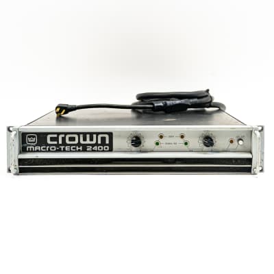 Crown社のパワーアンプ「Macro-Tech 2400」　　2台セット Crown社のパワーアンプ「Macro-Tech 2400」 2台セット Crown社のパワー
