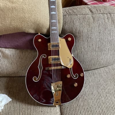 Gretsch G5422G-12 Electromatic Hollow Body 12-String with Gold Hardware 2020 - Walnut Finish - MINT !!! & New, $200 Gretsch Hard Case image 2