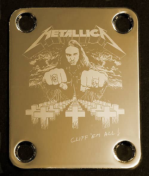 GUITAR NECK PLATE Custom Engraved Etched Fits Fender Reverb