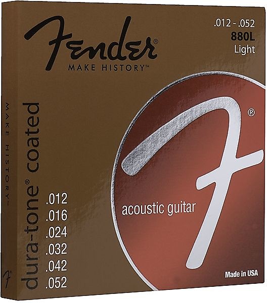 Fender Dura-Tone 880L 80/20 Coated 12-52 2016 image 1