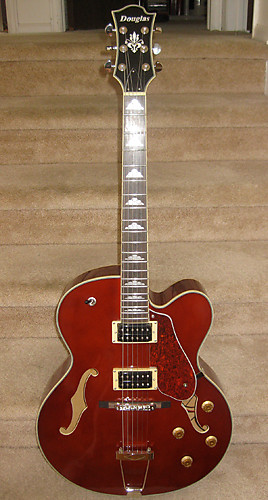 Douglas hollow body guitar top