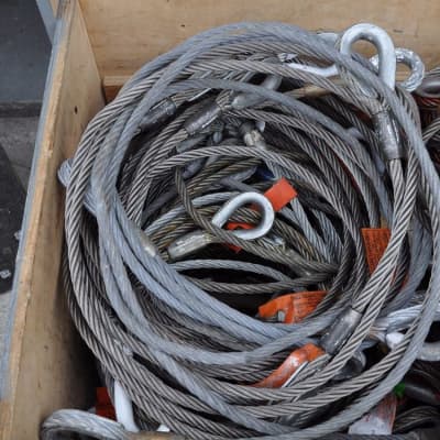 Wire Sling Rope Cable 1/2" x 10ft 5000 Vertical 3800 Choker 10,200 Basket *ONE* image 4