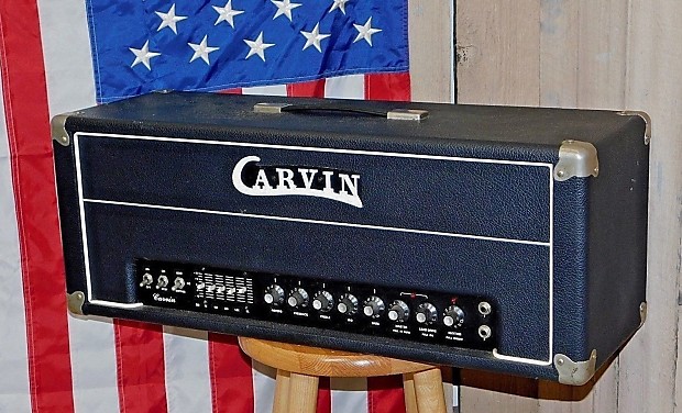 1980's Carvin X100B 100 Watt 2-Channel All Tube Amp Head! image 1
