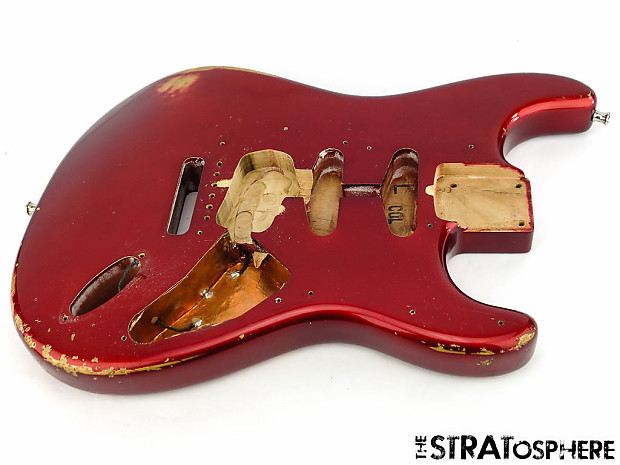 Candy apple red strat body hot sale