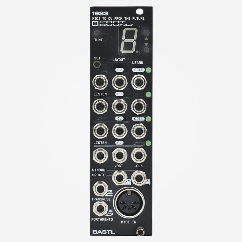 Bastl Instruments 1983 Quad Eurorack MIDI to CV Module with Advanced Tuning Features image 1