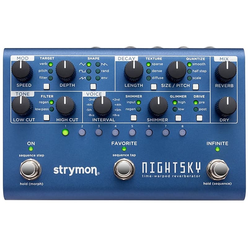 Strymon Nightsky Time Warped Reverberator Effects Pedal (PRE-ORDER) image 1