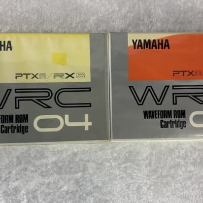 Lot of 2 Yamaha Waveform Rom Cartridges for RX5 WRC03 WRC04
