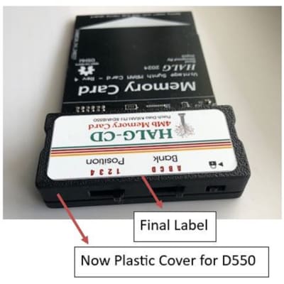 Roland D550 Memory Card with Original Patches 00-05 + 11 x 256MRAM image 4