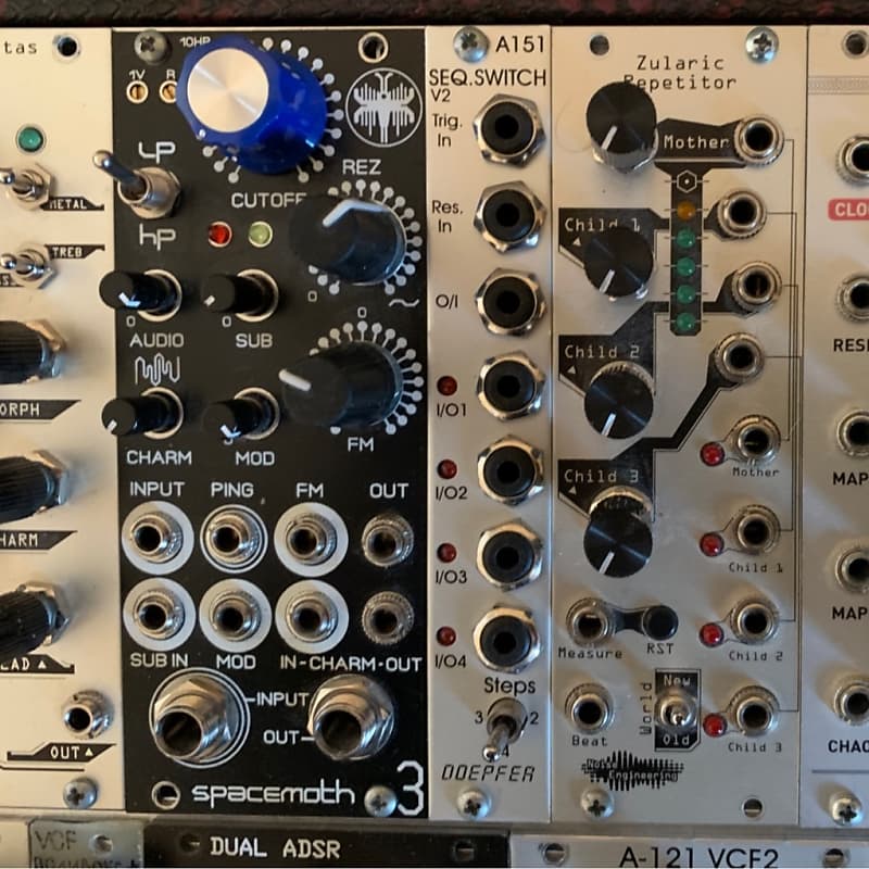 Blue Lantern Modules Space Moth VCF v2 - Eurorack Module on